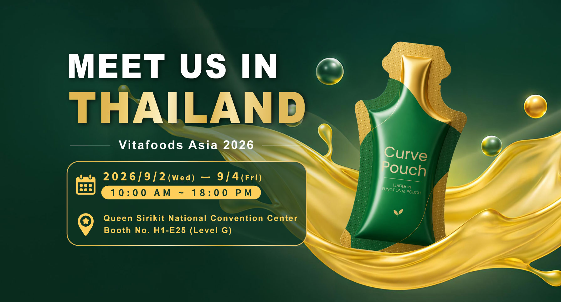泰國曼谷｜Vitafoods Asia 2026 展覽資訊
